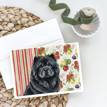 Load image into Gallery viewer, Black Chow Chow Vegetables Greeting Cards Pack of 8