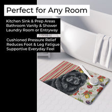 Load image into Gallery viewer, Black Chow Chow Vegetables Memory Foam Kitchen Mat