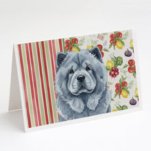 Load image into Gallery viewer, Blue Chow Chow Vegetables Greeting Cards Pack of 8