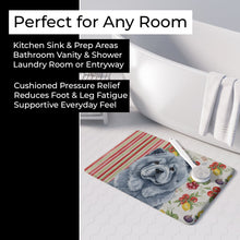 Load image into Gallery viewer, Blue Chow Chow Vegetables Memory Foam Kitchen Mat