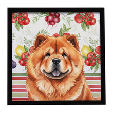 Load image into Gallery viewer, Red Chow Chow Vegetables Framed Metal Print