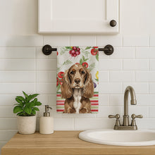 Load image into Gallery viewer, Chocolate Cocker Spaniel Vegetables Kitchen Towel