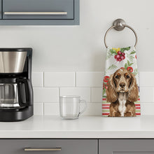 Load image into Gallery viewer, Chocolate Cocker Spaniel Vegetables Kitchen Towel