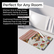 Load image into Gallery viewer, Sable Collie Vegetables Memory Foam Kitchen Mat