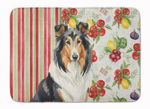 Load image into Gallery viewer, Tricolor Collie Vegetables Memory Foam Kitchen Mat