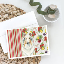 Load image into Gallery viewer, White Collie Vegetables Greeting Cards Pack of 8