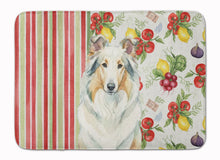 Load image into Gallery viewer, White Collie Vegetables Memory Foam Kitchen Mat
