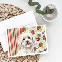 Load image into Gallery viewer, Coton de Tulear Vegetables Greeting Cards Pack of 8