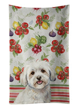 Load image into Gallery viewer, Coton de Tulear Vegetables Kitchen Towel