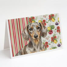 Load image into Gallery viewer, Dapple Dachshund Vegetables Greeting Cards Pack of 8