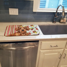 Load image into Gallery viewer, Wirehaired Red Dachshund Vegetables Dish Drying Mat