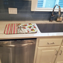Load image into Gallery viewer, Liver Dalmatian Vegetables Dish Drying Mat