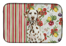 Load image into Gallery viewer, Liver Dalmatian Vegetables Dish Drying Mat
