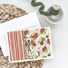 Load image into Gallery viewer, Liver Dalmatian Vegetables Greeting Cards Pack of 8