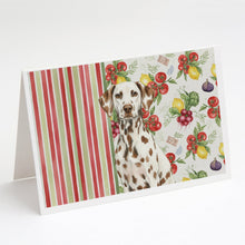 Load image into Gallery viewer, Liver Dalmatian Vegetables Greeting Cards Pack of 8