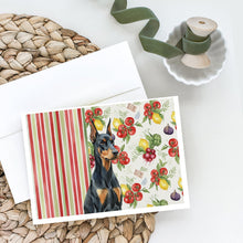 Load image into Gallery viewer, Doberman Pinscher Vegetables Greeting Cards Pack of 8