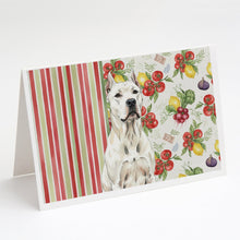 Load image into Gallery viewer, Dogo Argentino Vegetables Greeting Cards Pack of 8