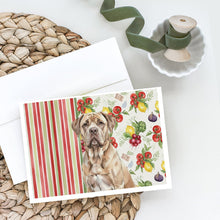 Load image into Gallery viewer, Isabella Dogue de Bordeaux Vegetables Greeting Cards Pack of 8