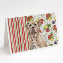 Load image into Gallery viewer, Isabella Dogue de Bordeaux Vegetables Greeting Cards Pack of 8