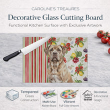 Load image into Gallery viewer, Isabella Dogue de Bordeaux Vegetables Glass Cutting Board