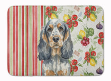 Load image into Gallery viewer, Blue Roan &amp; Tan English Cocker Spaniel Vegetables Memory Foam Kitchen Mat