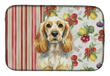 Load image into Gallery viewer, Lemon Roan English Cocker Spaniel Vegetables Dish Drying Mat
