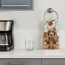 Load image into Gallery viewer, Liver English Cocker Spaniel Vegetables Kitchen Towel