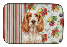 Load image into Gallery viewer, Orange Roan English Cocker Spaniel Vegetables Dish Drying Mat
