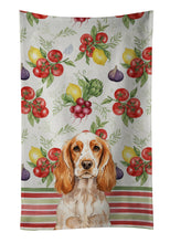 Load image into Gallery viewer, Orange Roan English Cocker Spaniel Vegetables Kitchen Towel