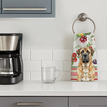 Load image into Gallery viewer, Apricot English Mastiff Vegetables Kitchen Towel