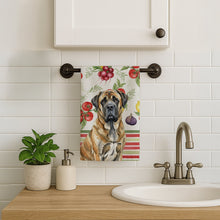 Load image into Gallery viewer, Brindle English Mastiff Vegetables Kitchen Towel
