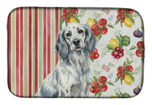 Load image into Gallery viewer, Blue Belton English Setter Vegetables Dish Drying Mat