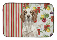 Load image into Gallery viewer, Liver Belton English Setter Vegetables Dish Drying Mat