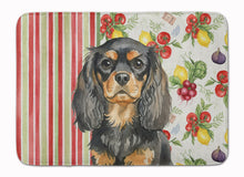 Load image into Gallery viewer, Black and Tan English Toy Spaniel Vegetables Memory Foam Kitchen Mat