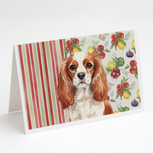 Load image into Gallery viewer, Blenheim English Toy Spaniel Vegetables Greeting Cards Pack of 8