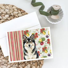Load image into Gallery viewer, Finnish Lapphund Vegetables Greeting Cards Pack of 8