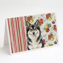 Load image into Gallery viewer, Finnish Lapphund Vegetables Greeting Cards Pack of 8
