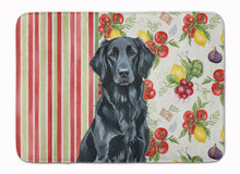 Load image into Gallery viewer, Black Flat-Coated Retriever Vegetables Memory Foam Kitchen Mat