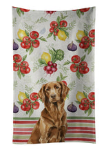 Load image into Gallery viewer, Liver Flat-Coated Retriever Vegetables Kitchen Towel