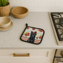 Load image into Gallery viewer, Black German Shepherd Vegetables Pair of Pot Holders