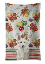 Load image into Gallery viewer, White German Shepherd Vegetables Kitchen Towel