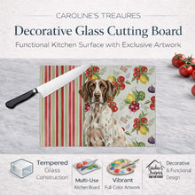 Load image into Gallery viewer, German Shorthaired Pointer Vegetables Glass Cutting Board