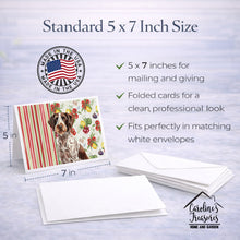 Load image into Gallery viewer, Roan German Wirehaired Pointer Vegetables Greeting Cards Pack of 8