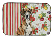 Load image into Gallery viewer, Brindle Great Dane Vegetables Dish Drying Mat