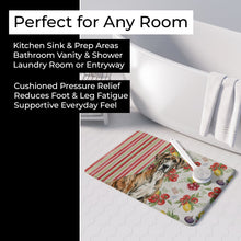 Load image into Gallery viewer, Brindle Great Dane Vegetables Memory Foam Kitchen Mat