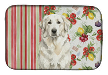 Load image into Gallery viewer, White Great Pyrenees Vegetables Dish Drying Mat
