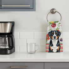 Load image into Gallery viewer, Greater Swiss Mountain Dog Vegetables Kitchen Towel