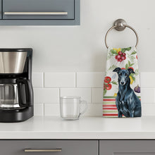 Load image into Gallery viewer, Black Greyhound Vegetables Kitchen Towel