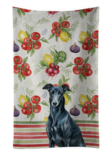 Load image into Gallery viewer, Black Greyhound Vegetables Kitchen Towel