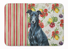 Load image into Gallery viewer, Black Greyhound Vegetables Memory Foam Kitchen Mat